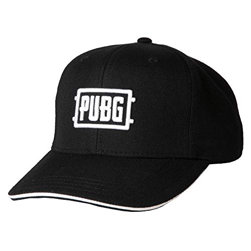 Jinx Pubg Logo Snapback Baseball Hat, Black, Adult Size #TOP1