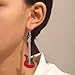 Guitar Music Earrings Bass Electric Guitar Dangle Drop Earrings for Women Chic Rock Music Lovers Teacher Singer Personalized Concert Party Rock and Roll Accessories