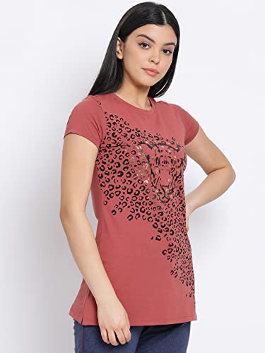 Image of Lyra Women's Cotton Regular Fit T-Shirt