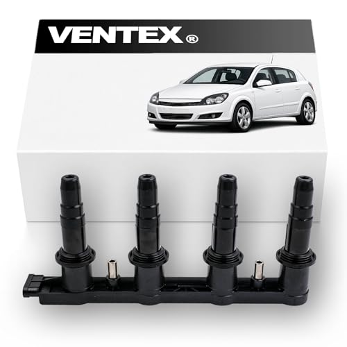 VENTEX® Ignition Coil Pack VXS1713 Compatible with Vauxhall Vectra Zafira Astra 1.6 1.8 Corsa VXR 6-Pin