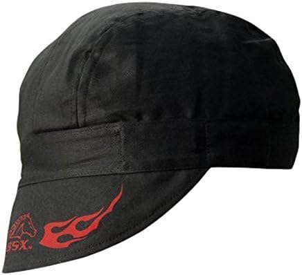 BC5W-BK Armor Cotton Welding Cap, 100% Cotton Double Layer Protection