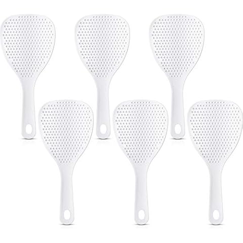 6 Pieces Non-Stick Rice Paddle Spoon Set Cover