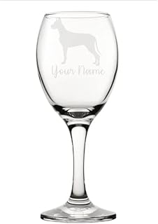 Personalised Great Dane Engraved Wine Glass, Dog, Gift for Women, Gift for men 2