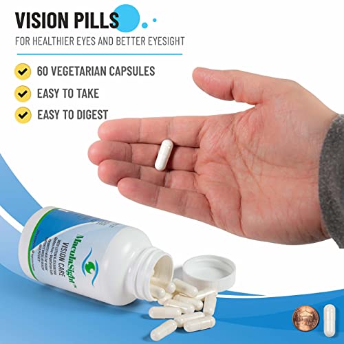 Maculasight Eye Vitamins - Lutein & Zeaxanthin Supplements, Vitamins & Minerals - Vision Supplements Based On Lutein 10 Mg Zeaxanthin Formula #TOP3