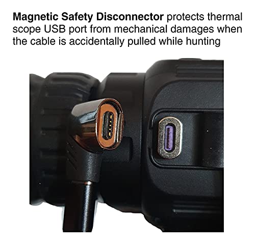 Bering Optics Hogster Stimulus Thermal Weapon Sight with Power Kit, Also Compatible with Super Yoter, Super Hogster, Hogster R Thermal Scopes, Super Yoter C, Hogster C Clip-On Units for Night Hunting - Thumbnail 7