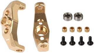 KYX Racing CNC Machined Brass C Hub Caster Blocks Upgrades Parts Accessories for 1/18 RC Crawler Car Traxxas TRX4M