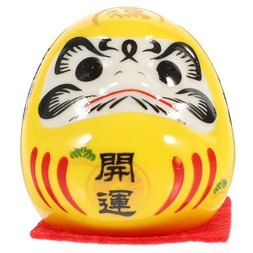 PRETYZOOM Dharma Miniture Decoración Deruma Zen Daruma Japonés Ochoko Asiático Bodhidharma Adornos Japón Decoración Dragón Mesa Dharma Ornamento Muñeca Coche Estatuilla Jugu