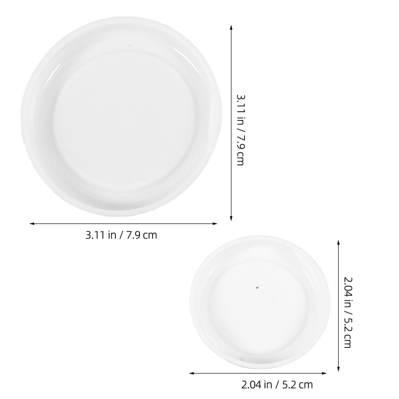 Operitacx 50 Pezzi Tappi Terminali Riutilizzabili Per Tubo Di Carta - Tappi Di Plastica Per Spedizione Poster Ø 5.2 Cm E Ø 7.9 Cm