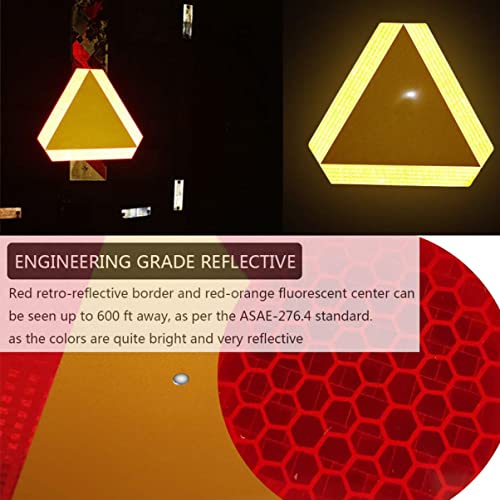 Señal Reflectante Triángulo para Vehículos Lentos miniatura 5