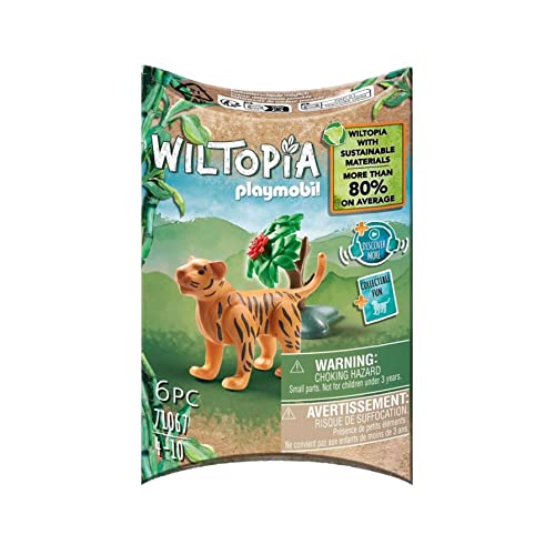 PLAYMOBIL Wiltopia Tigre Joven, a Partir de 4 años