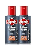 Alpecin Caffeine Shampoo C1 2x 375 ml | Efficace shampoo anticaduta alla caffeina | Rinforzante per uomini con capelli sottili e radi | Cura quotidiana del cuoio capelluto | Per capelli forti
