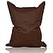 Lumaland Poltrona Sacco Pouf Puff XXL 380l Imbottitura innovativa 140 x 180 cm per Interni ed Esterni Colore Marrone