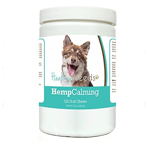 Healthy Breeds Finnish Lapphund Hemp Calming Soft Chews for Dogs 120 Count