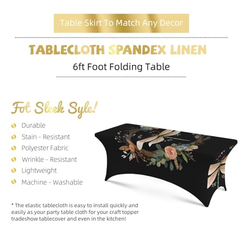 Nappe de table rectangulaire extensible infroissable 1,8 m - 3