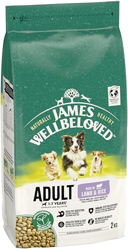 James WELLBELOVED 2kg Hund Trockenfutter Lamm & Reis