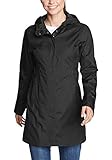 Trenchcoat von Eddie Bauer Eddie Bauer Damen Mackenzie Trenchcoat, Gr. M (38/40), Schwarz