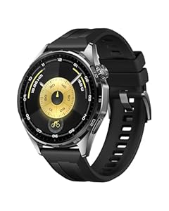 HUAWEI Watch GT 6 Smartwatch, GPS,1,47" AMOLED-Display, Bis zu 21 Tage Akku，Radfahren, 100+ Sportmodi, Kompatibel mit Android™ & iOS, Gesundheitsmonitoring, emotionales Wellbeing, Schwarz, 46mm