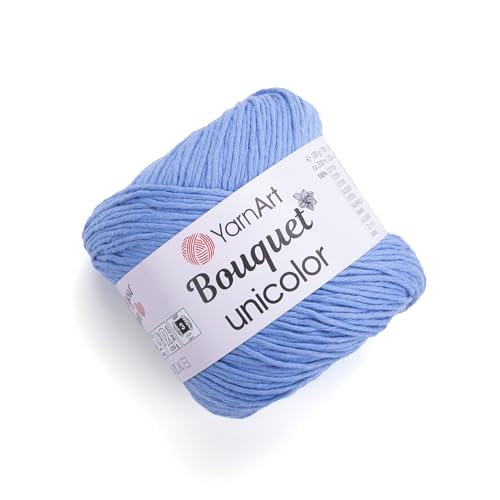 YarnArt Bouquet Unicolor 100% Cotton Yarn – Soft, Breathable &