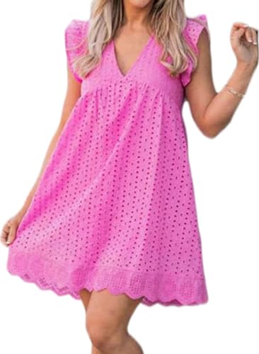 WFIAOUESS Robe barboteuse californienne 2023 avec short, robe californienne pour femme avec poches et short, 1, Taille M