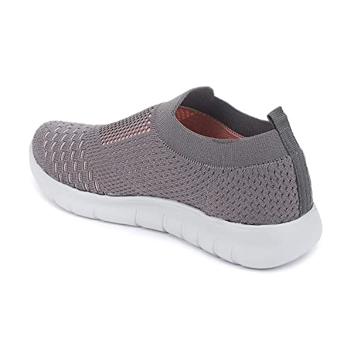 Image of Marc Loire Women's Lightweight Athleisure Knitted Active Wear Slip-On Casual Shoes