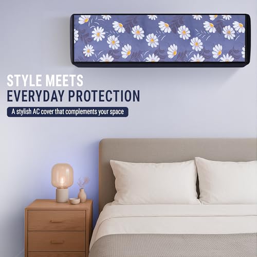 Image of Robustt 1.5 Ton Split AC Cover for Indoor and Outdoor Unit | Waterproof & Dustproof AC Covers with Sun Exposure and Rust Protection | Fabric