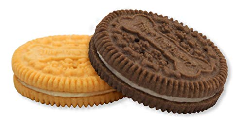 Three Dog Bakery Classic Cremes Baked Dog Treats, Carob With Peanut Butter & Golden With Vanilla, 26 Oz #TOP2