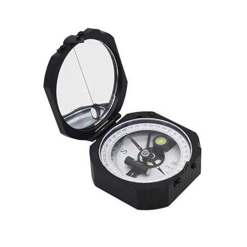 Brújula geológica aleación de aluminio Teodolito profesional para topografía Disco de 65 mm de diámetro para exteriores Ejercicio brújula DQL-11 miniatura 1