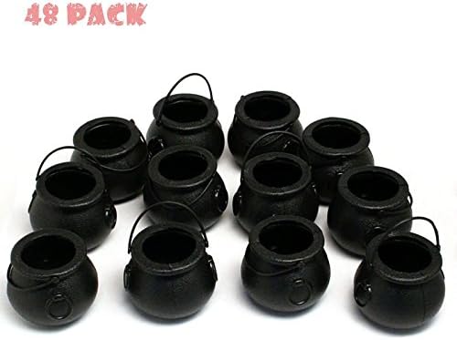 48 Mini Cauldron Kettles Cups - Halloween Toy