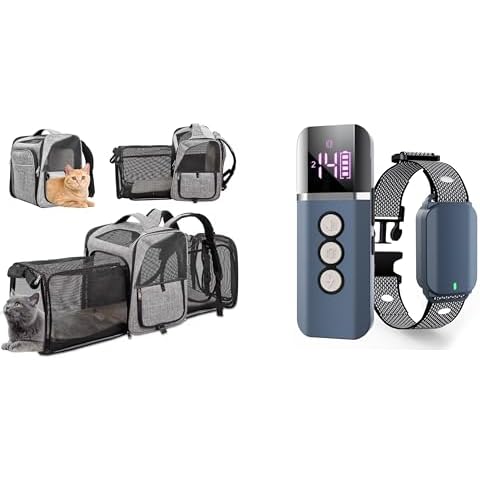 Expandable Pet Backpack & Dog Training Collar Cover