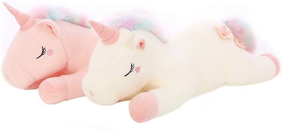 Amazon Co Jp ぬいぐるみ 抱き枕 腰枕 ユニコーン 人形 抱き枕 クッション性 ファンタジー 40 1cm 横向き 大きい 麒麟 一角獣 虹 ホワイト ピンク 腰枕 添い寝枕 赤ちゃん 誕生日プレゼント ふわふわ 癒し系 可愛い 動物 置物 ホーム キッチン