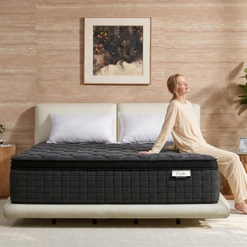 Queen Mattress, 12 Inch Pocketed Springs Queen Size Mattress in Box