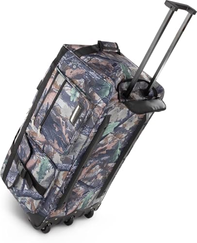 normani Stabile Reisetasche Trolley Big Size XL 80-150 Liter mit 2 Rollen –Robust und wasserabweisend - Leichter Reisetrolley XL Tasche NEU Verschiedene Größen Forest / 80 Liter XXL