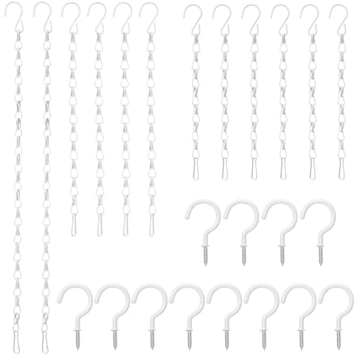 Hotop 12-Piece Ceiling Hook Set with Chains