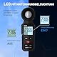 Mcbazel Digital Luxmeter Photometer Belichtungsmesser Beleuchtungsstärke Lichtmesser mit LCD Display, Messlichter 0,1-200,000 Lux