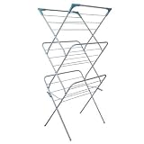 3 Tier Clothes Airer Laundry Dryer Concertina Indoor Outdoor Patio Horse Towel 7...