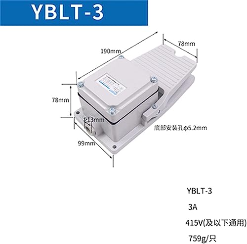 Interrupteur au pied YBLT-3 commande à pédale de machine - 2