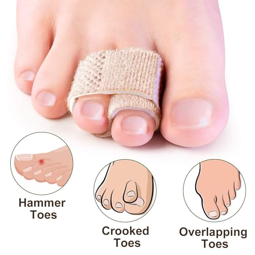 Image of Bunion Corrector Silicone Toe Separators For Fast Pain Relief - Orthopedic Bunion Spacers Spreader Free Size (Toe Strip)