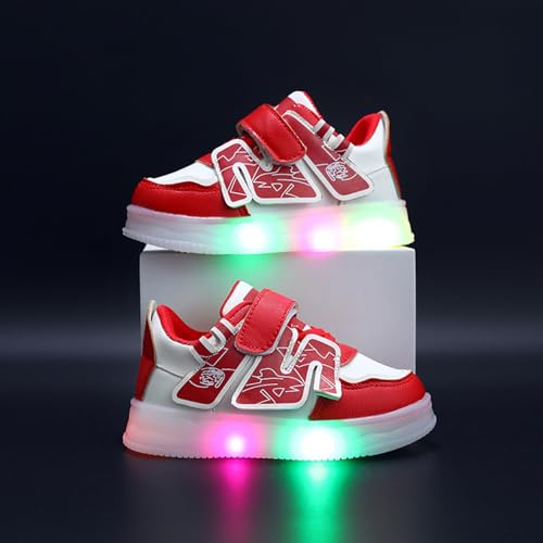 IWIHMIV Toddler Girl Tennis Shoes Toddler Slip On Shoes Light Up Sneakers Girls Athletic Running Sports Sneakers for Toddler2