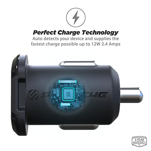 Scosche Usbc121Msg Revolt Universal Cigarette Lighter Single Device Compact One Port Usb Car Charger, Fast Charge One Device Quickly, Grey #TOP1