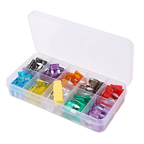Kit automotriz de 120 piezas, fusibles 2A a 35A miniatura 2