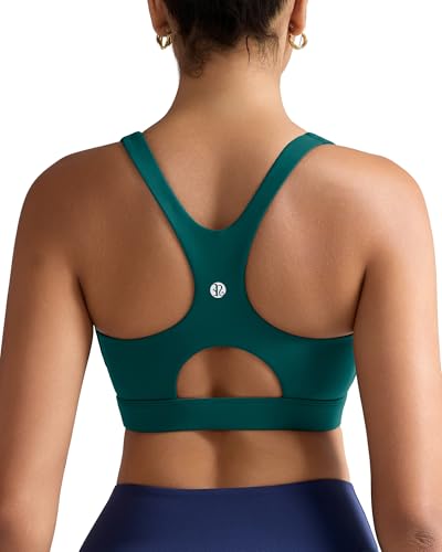 Image of RUNNING GIRL Sports Bras for Women High Support,Racerback High Impact Sports Bra Moulded Cup Workout Bra Push up