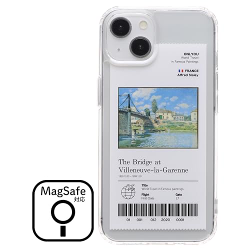 ONLYOU iPhone 13 P[X ؍ magsafeΉ }OZ[t G A[g VX[ Bk[EEKk̋  킢 k NA  Jo[ fB[X Y ACtH13P[X(iPhone13 Kk̋