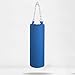 Colgante Lienzo Bolsa De Boxeo,Entrenamiento Saco De Boxeo para Karate Muay Thai Kickboxing MMA,Fitness Alivio del Estrés Saco De Arena Sin Llenar-Azul 90cm