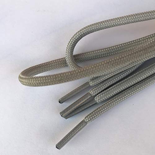 Image of 3 Pairs Heavy Duty Round Boot Laces Shoelaces for Hiking Walking Construction Safety Work Boots Shoes