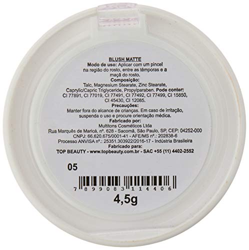 Top Beauty Blush Matte, 4.5g, cor 05