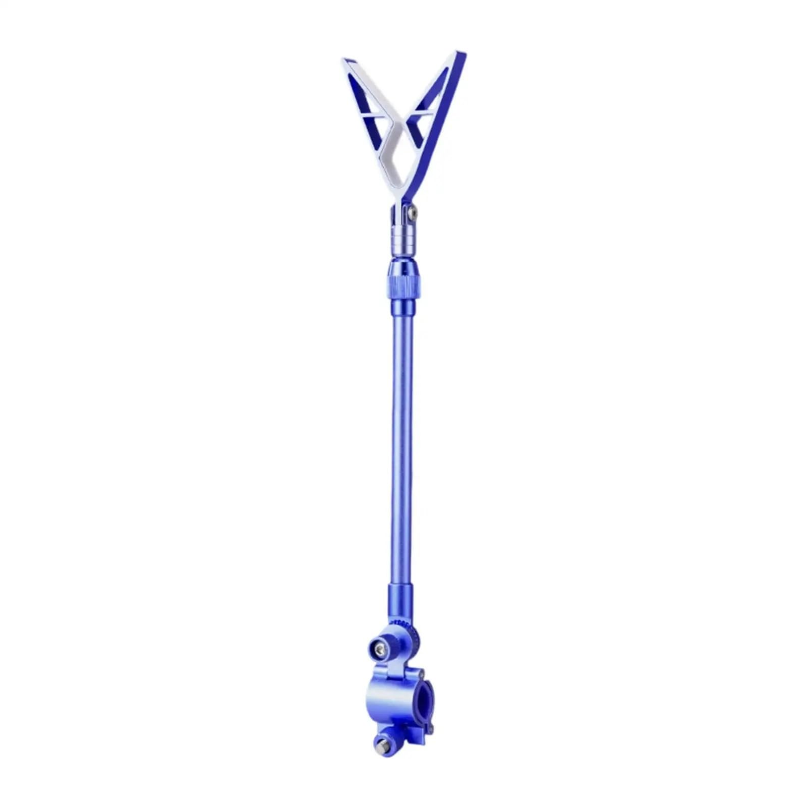 XCTDSVAH Rod Rests Fishing Sturdy Folding Fishing Pole Holder Adjustable Telescopic Rod Stand Bracket Ground Support For Outdoor(Dark Blue)