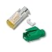 Produktbild BIGtec 20 x RJ45 Stecker TM31 Hirose CAT.6a grün Crimpstecker RJ-45 Modular Plug Ethernet LAN Kabel Steckverbinder Netzwerkstecker geschirmt CAT 6a
