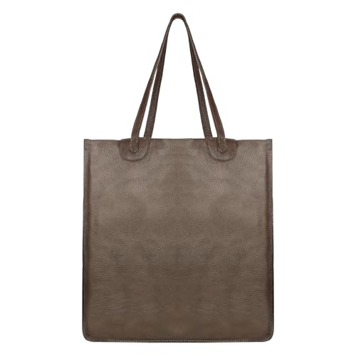 Vaan & Co. Tote Dark Brown Leather Shoulder Bag