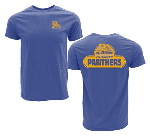 Pittsburgh Panthers NCAA Officially Licensed Bi-Blend T-Shirt Vault, X-Large Team Color