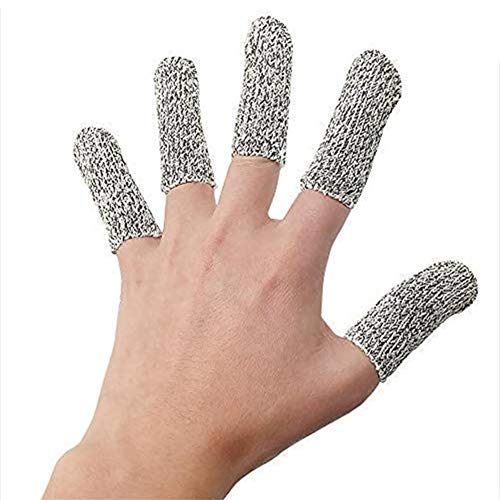 Preisvergleich Produktbild KiGoing Fingerlinge, Schnittfester Schutz, Glove Life Extender, Fingerlinge, Ersatz Für Einen Vollen Handschuh, Daumenschutz, HPPE-Zertifiziert (20 STÜCKE)